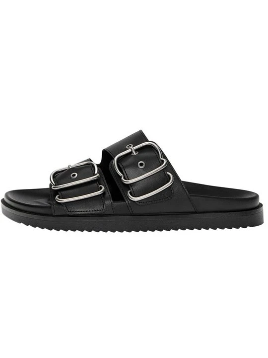 Zdjęcie produktu Klapki płaskie PULL&BEAR czarny