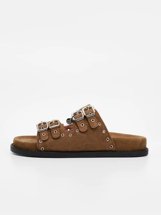 Zdjęcie produktu Klapki płaskie Scotch & Soda piaskowy