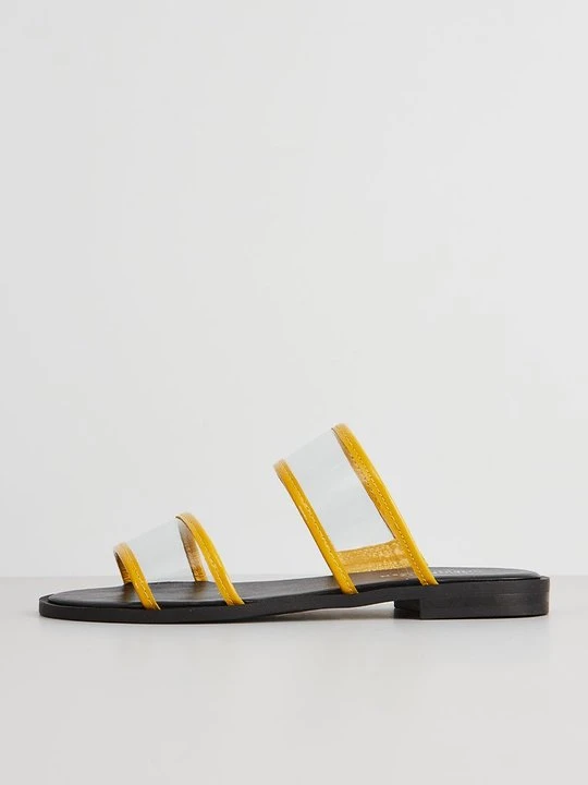 Zdjęcie produktu Klapki płaskie Shoe Biz Copenhagen żółty