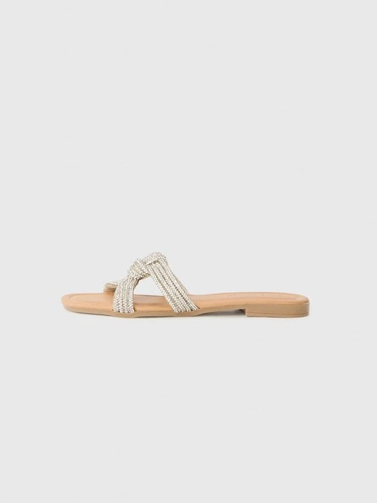 Zdjęcie produktu Klapki płaskie Steve Madden srebrny