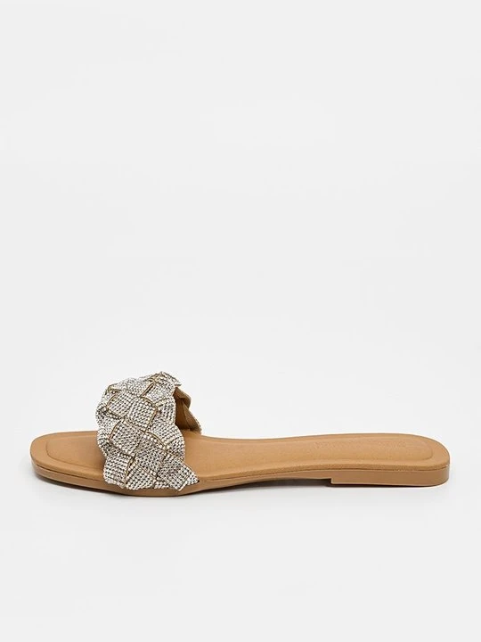 Zdjęcie produktu Klapki płaskie Steve Madden kamień