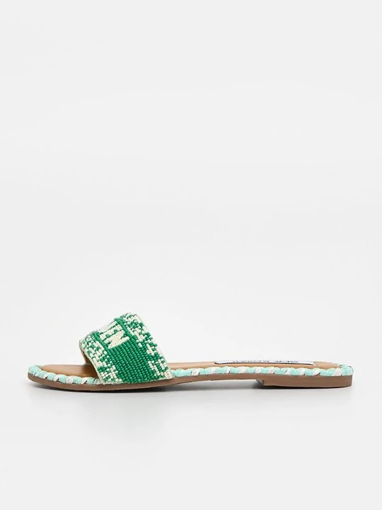 Zdjęcie produktu Klapki płaskie Steve Madden zielony