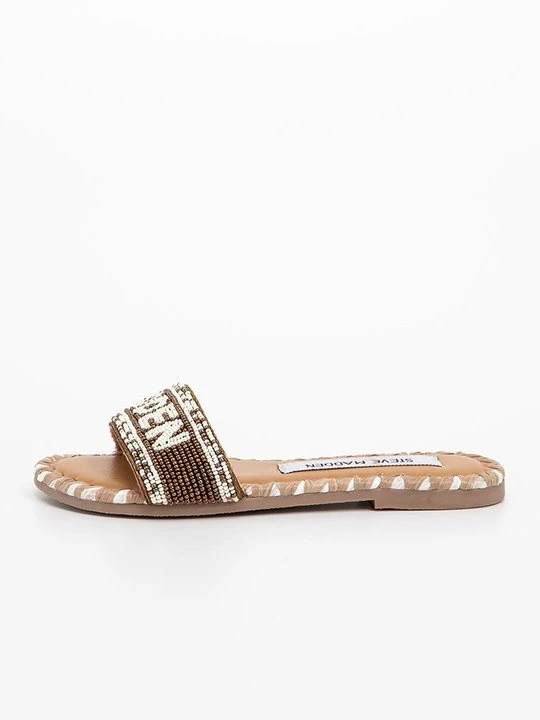 Zdjęcie produktu Klapki płaskie Steve Madden brązowy