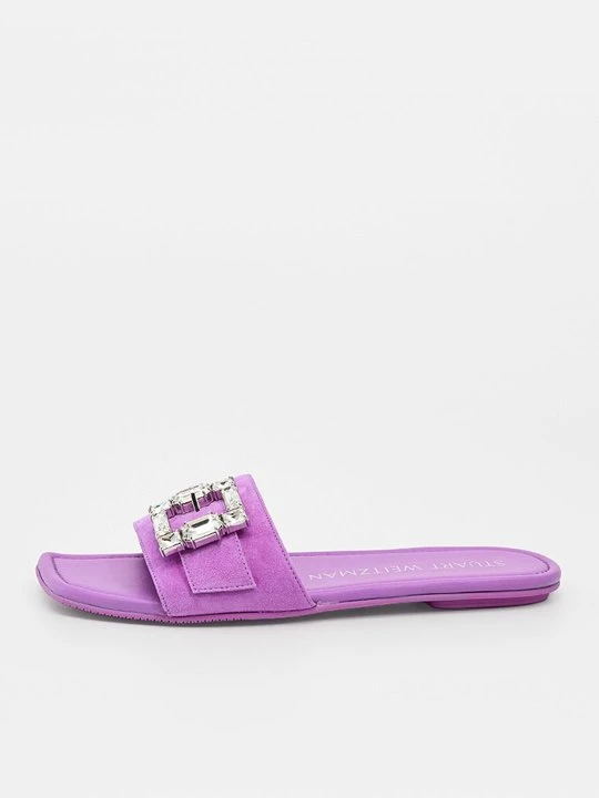 Zdjęcie produktu Klapki płaskie Stuart Weitzman fioletowy
