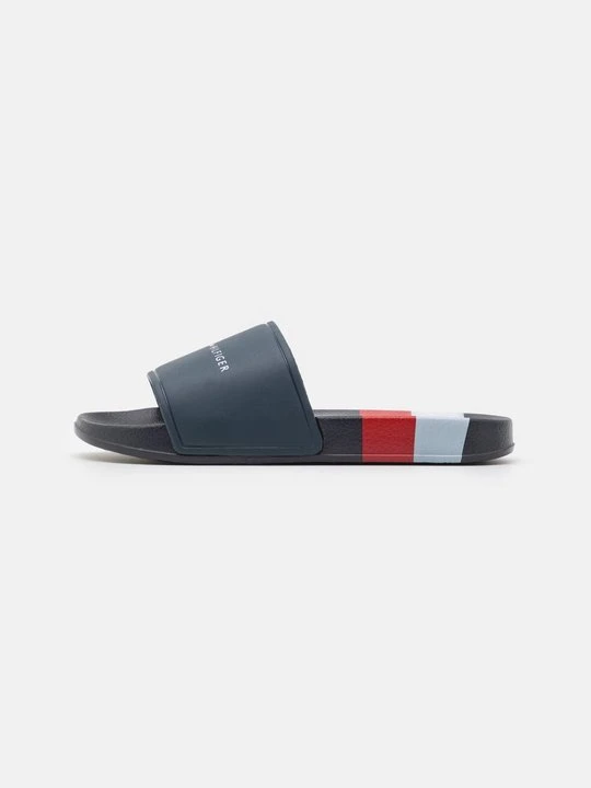 Zdjęcie produktu Klapki płaskie Tommy Hilfiger granatowy