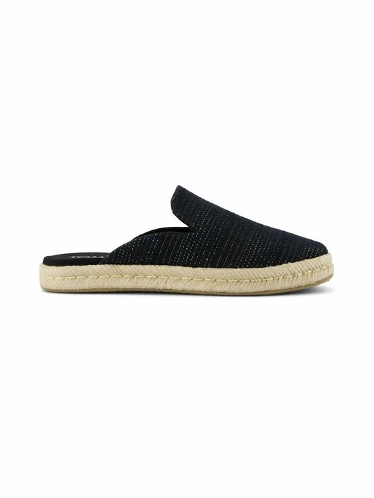 Zdjęcie produktu Klapki płaskie Toms metaliczna czerń