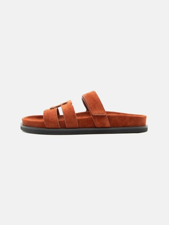 Zdjęcie produktu Klapki płaskie Tory Burch ciemnoczerwony