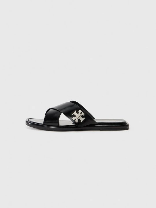 Zdjęcie produktu Klapki płaskie Tory Burch czarny