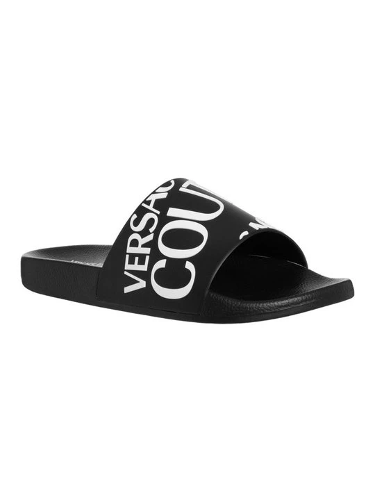 Zdjęcie produktu Klapki płaskie Versace Jeans Couture czarny
