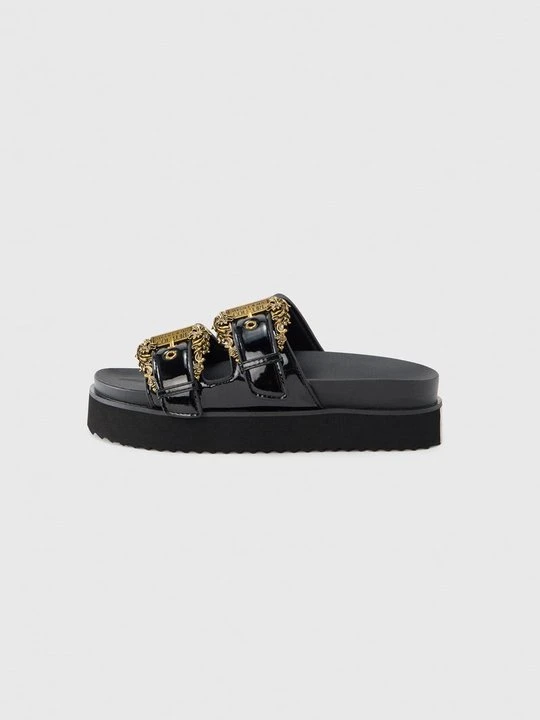 Zdjęcie produktu Klapki płaskie Versace Jeans Couture czarny