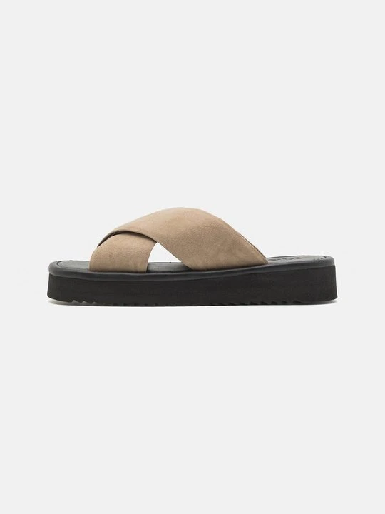 Zdjęcie produktu Klapki płaskie Zign By Zalando beżowy