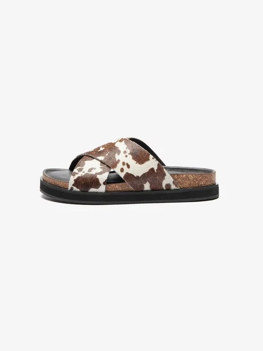 Zdjęcie produktu Klapki płaskie Zign By Zalando brązowy