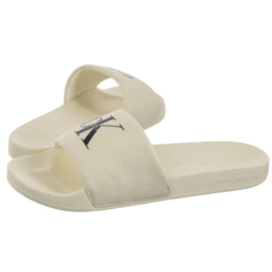 Zdjęcie produktu Klapki Slide Monogram Wn Logo Ck Sweet Corn YW0YW01967 AD6 (CK675-a) Calvin Klein
