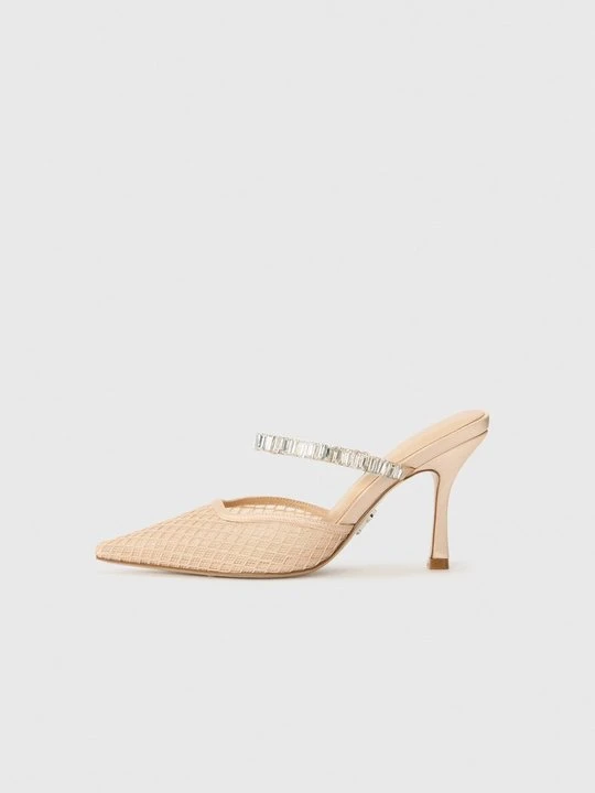 Zdjęcie produktu Klapki na obcasie Steve Madden beżowy