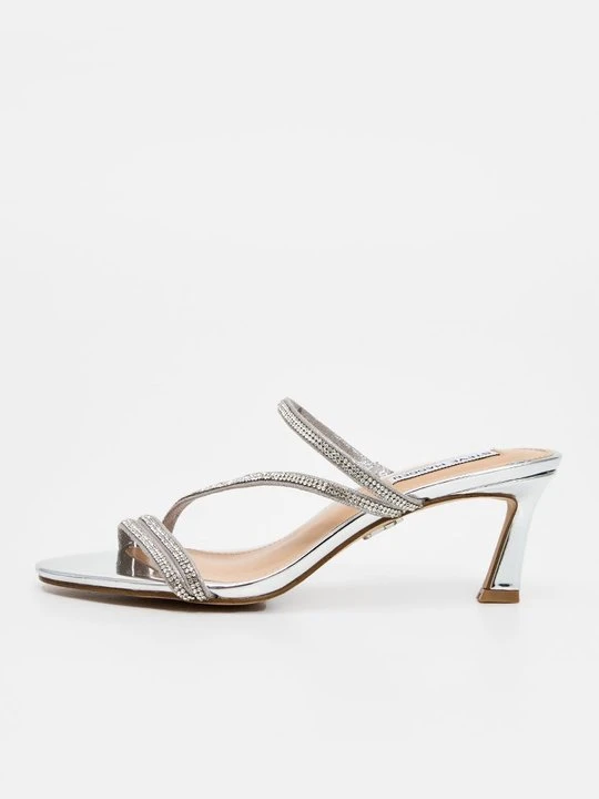 Zdjęcie produktu Klapki na obcasie Steve Madden kamień