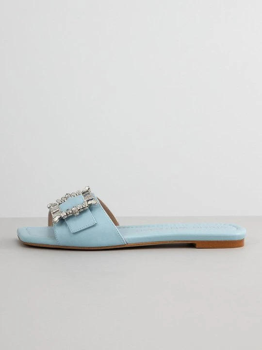 Zdjęcie produktu Klapki płaskie Stuart Weitzman jasnoniebieski
