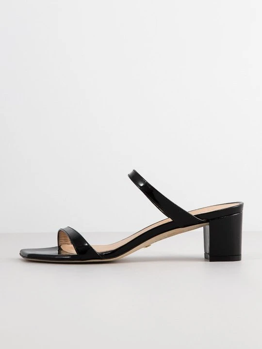 Zdjęcie produktu Klapki na obcasie Stuart Weitzman czarny