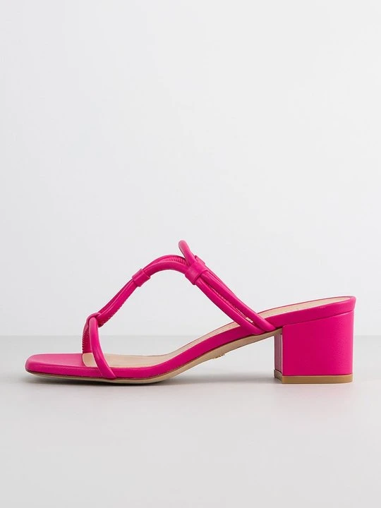 Zdjęcie produktu Klapki na obcasie Stuart Weitzman różowy