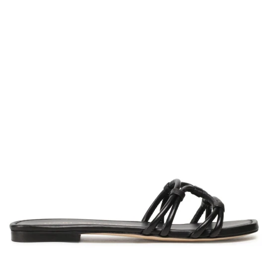 Zdjęcie produktu Klapki Stuart Weitzman Wovenknotslidesandal SA616 Czarny