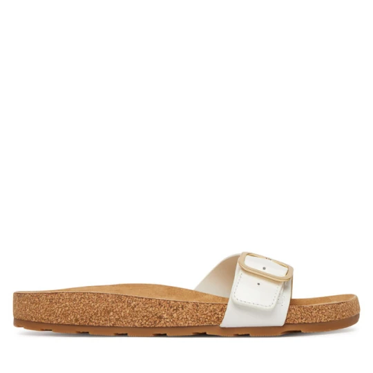 Zdjęcie produktu Klapki Tommy Hilfiger Cork Footbed Slip-On FW0FW09344 Biały
