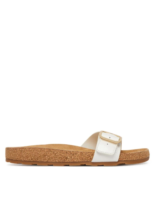 Zdjęcie produktu Klapki Tommy Hilfiger Cork Footbed Slip-On FW0FW09344 Biały