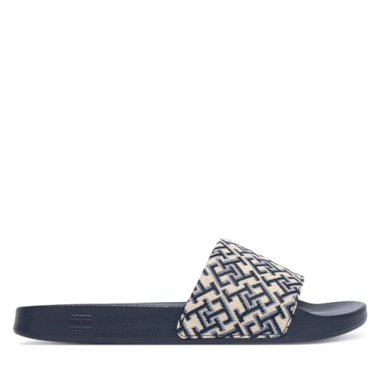Zdjęcie produktu Klapki Tommy Hilfiger Monogram Pool Slide FW0FW09423 Granatowy