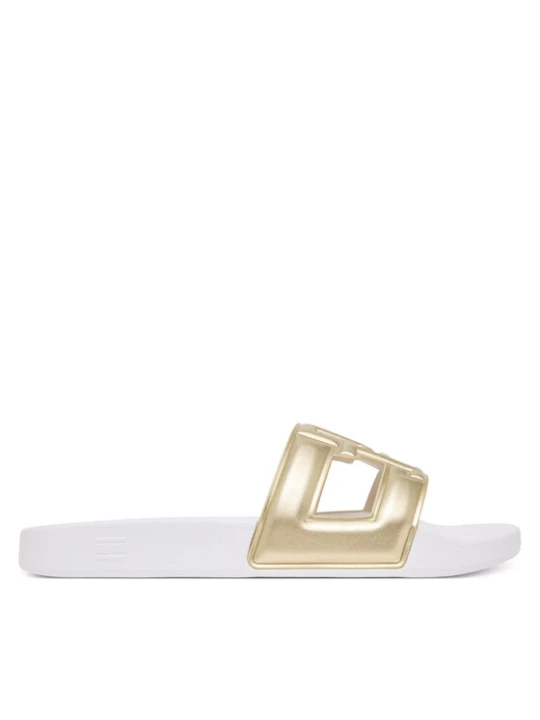 Zdjęcie produktu Klapki Tommy Hilfiger Monogram Pool Slide FW0FW09525 Złoty
