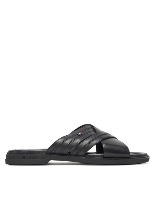 Zdjęcie produktu Klapki Tommy Hilfiger Premium Hilfiger Cc Lth Sandal FM0FM05504 Czarny