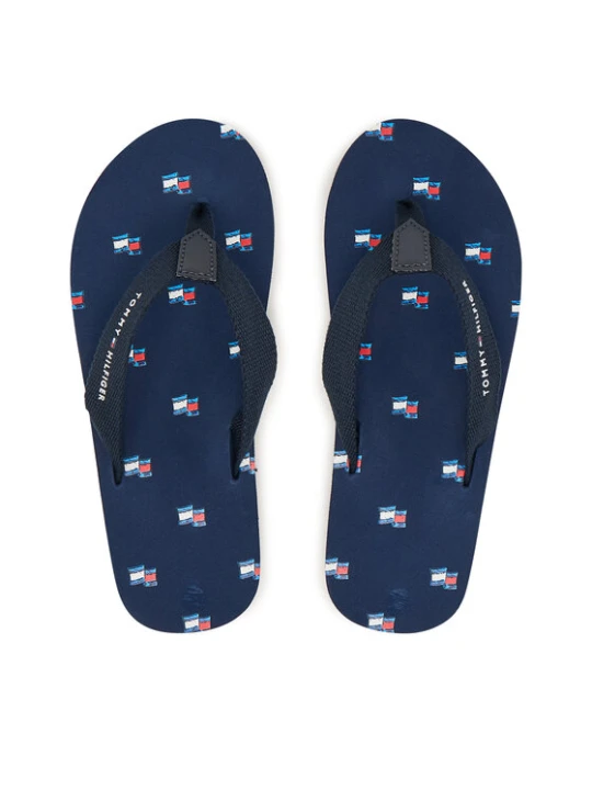Zdjęcie produktu Klapki Tommy Hilfiger T3X8-34409-0058 Niebieski