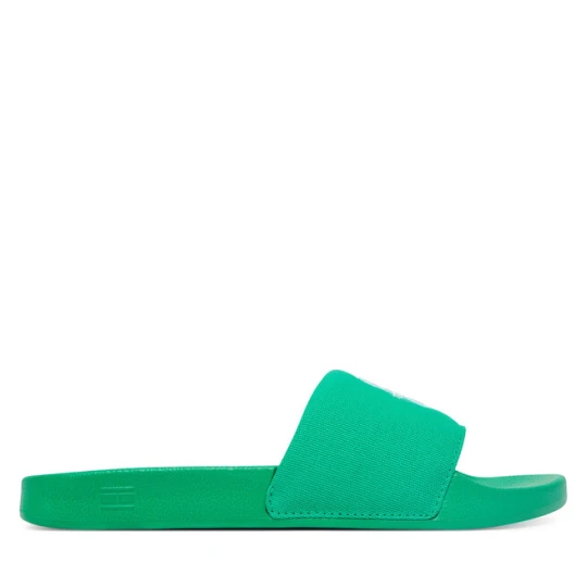 Zdjęcie produktu Klapki Tommy Hilfiger Th Script Pool Slide FW0FW09286 Zielony