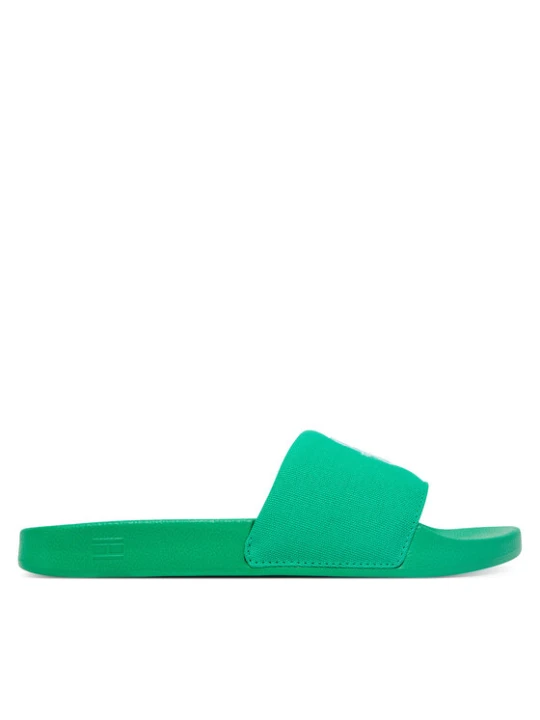 Zdjęcie produktu Klapki Tommy Hilfiger Th Script Pool Slide FW0FW09286 Zielony