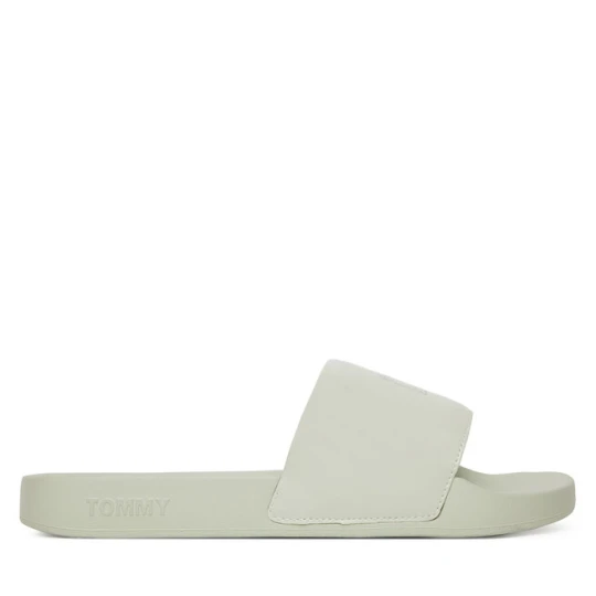 Zdjęcie produktu Klapki Tommy Jeans Flag Pool Slide Patent EN0EN02901 Zielony