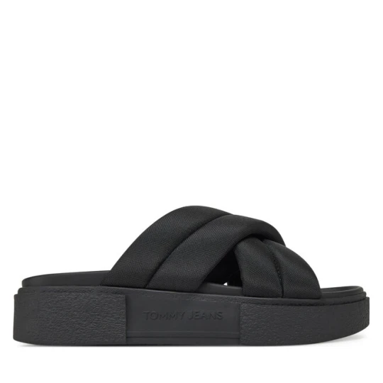 Zdjęcie produktu Klapki Tommy Jeans Tjw Flatform Sandal EN0EN02775 Czarny
