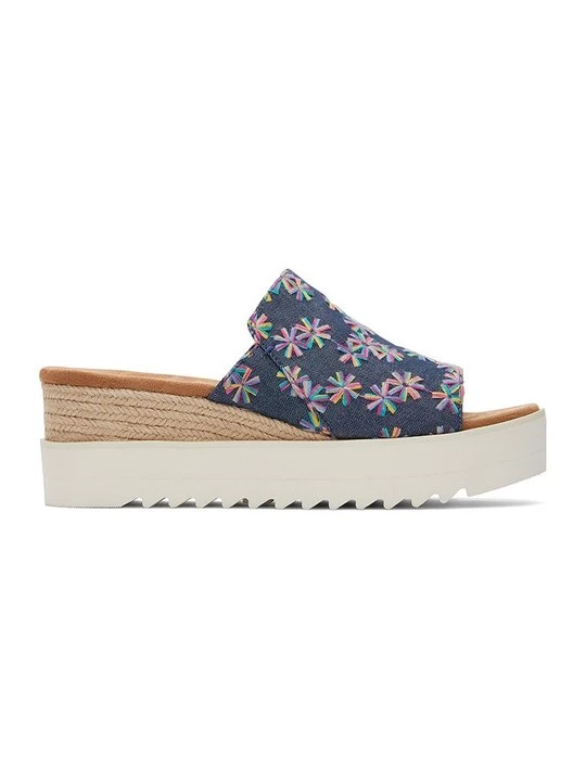 Zdjęcie produktu Klapki na obcasie Toms granatowy