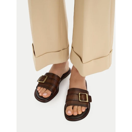 Zdjęcie produktu Klapki U.S. Polo Assn. EO-TEMPE001W/6L1 Brązowy ciemny