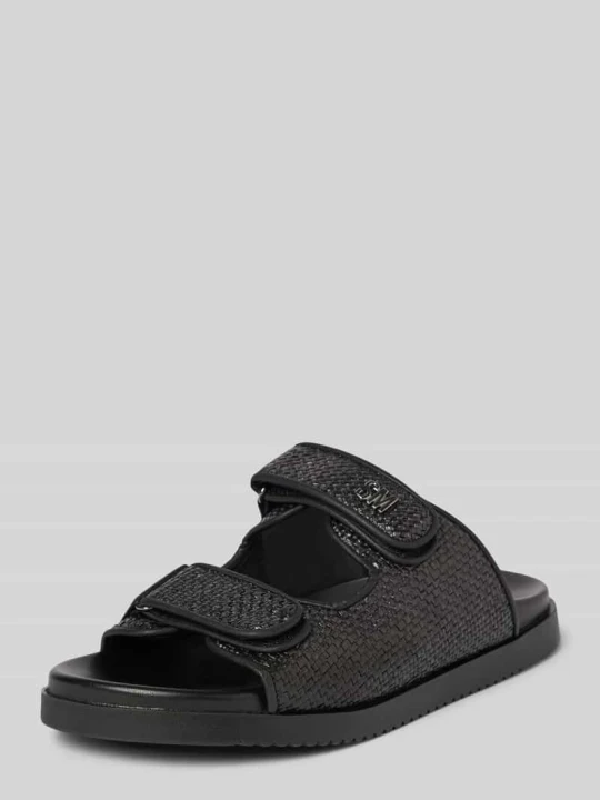 Zdjęcie produktu Klapki z aplikacją z logo model ‘MYKA’ Steve Madden Czarny