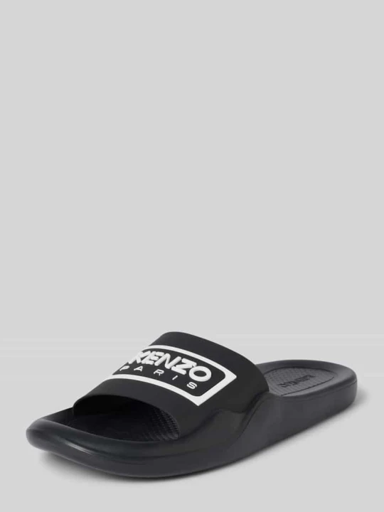 Zdjęcie produktu Klapki z detal z logo Kenzo Czarny