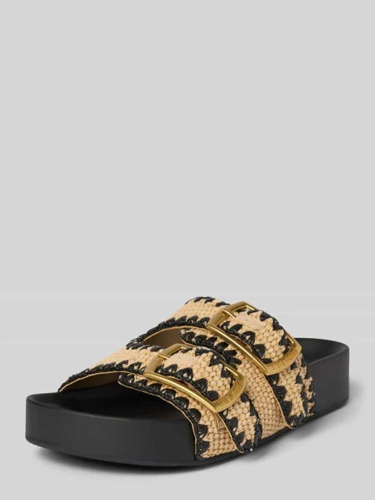 Zdjęcie produktu Klapki z detalami z logo model ‘ON DECK’ Steve Madden Beżowy