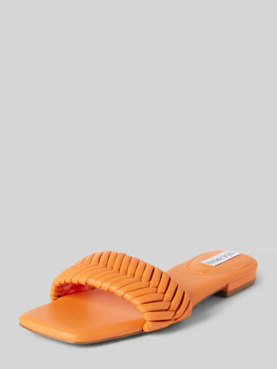 Zdjęcie produktu Klapki z efektem plecionki model ‘ALLURE’ Steve Madden Pomarańczowy