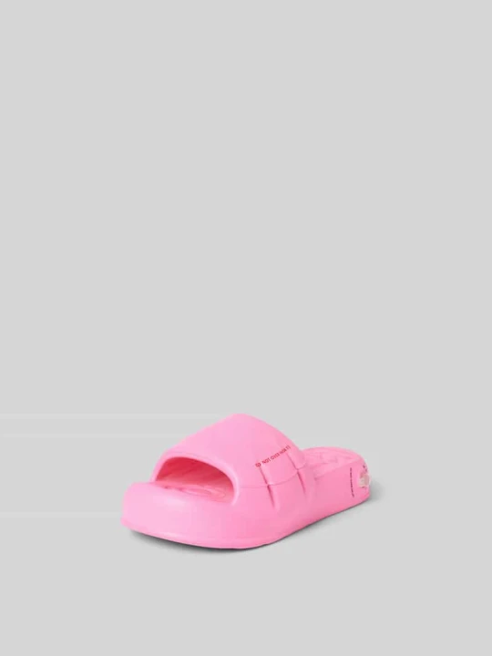 Zdjęcie produktu Klapki z nadrukiem z logo Kenzo Mocnoróżowy