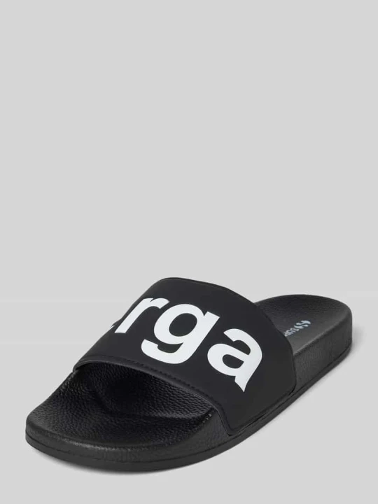 Zdjęcie produktu Klapki z nadrukiem z logo Superga Czarny