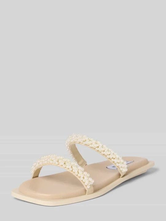 Zdjęcie produktu Klapki z perełkami model 'Sinne' Steve Madden Złamany biały
