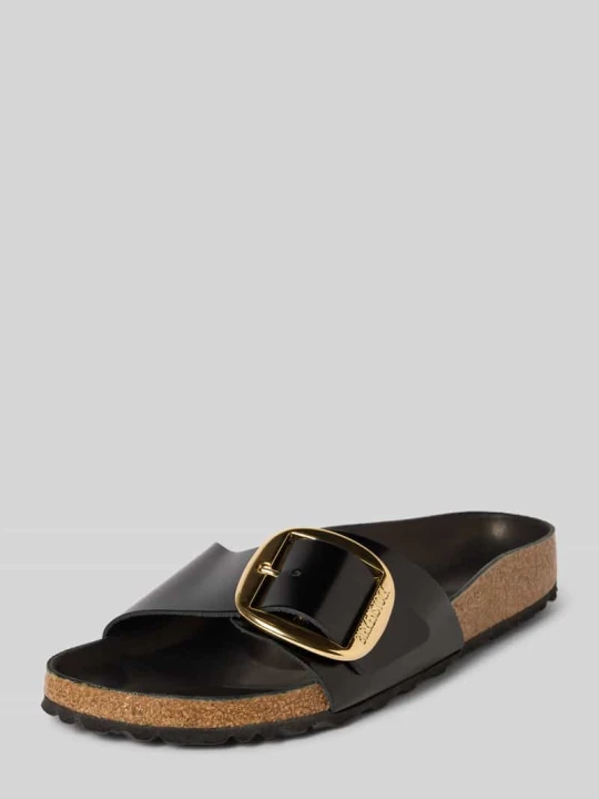Zdjęcie produktu Klapki z wytłoczonym logo model ‘Madrid’ Birkenstock Czarny