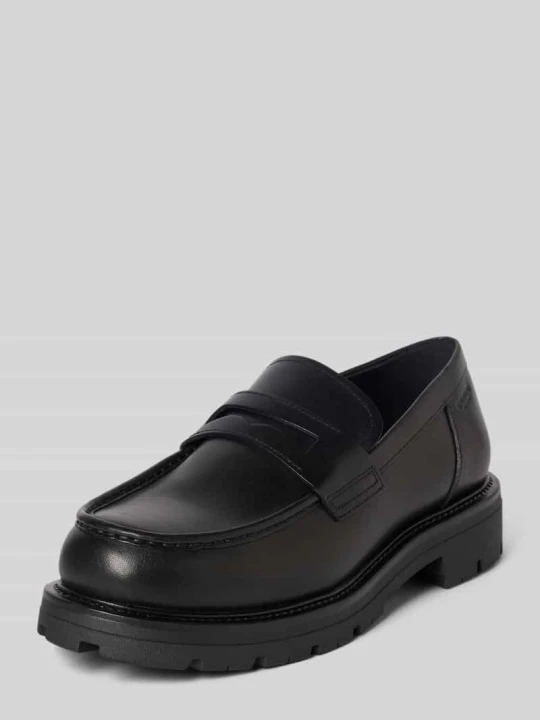 Zdjęcie produktu Klapki ze skóry bydlęcej model ‘CAMERON’ Vagabond Czarny