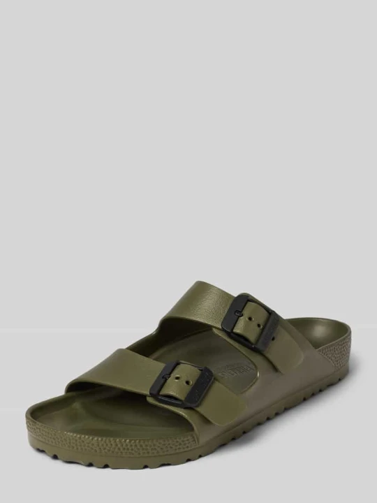 Zdjęcie produktu Klapki ze sprzączką model ‘Arizona’ Birkenstock Oliwkowy