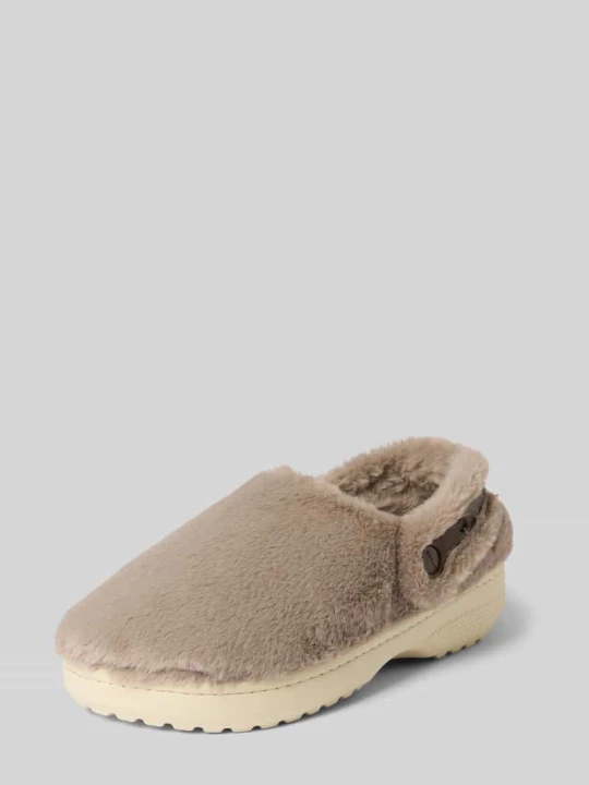 Zdjęcie produktu Klapki ze sztucznego futra Crocs Camel