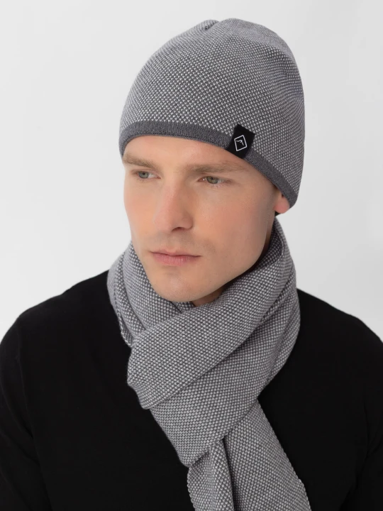 Zdjęcie produktu Klasyczna czapka zimowa H-WINDY Volcano Szary