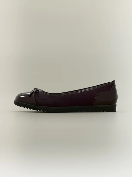 Zdjęcie produktu Klasyczne baleriny Anna Field By Zalando bordowy