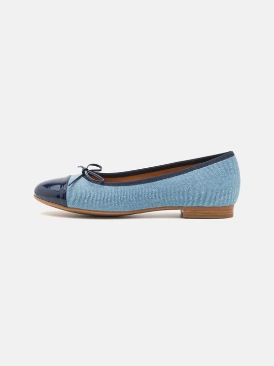 Zdjęcie produktu Klasyczne baleriny Billi Bi jasnoniebieski denim