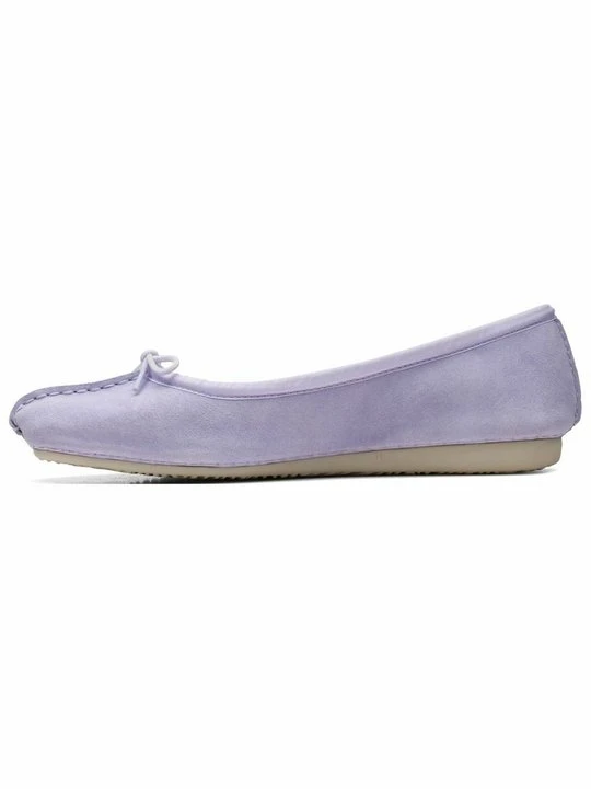 Zdjęcie produktu Klasyczne baleriny Clarks fioletowy